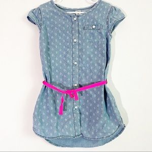 Carter’s Chambray Flower Print Belted Tunic